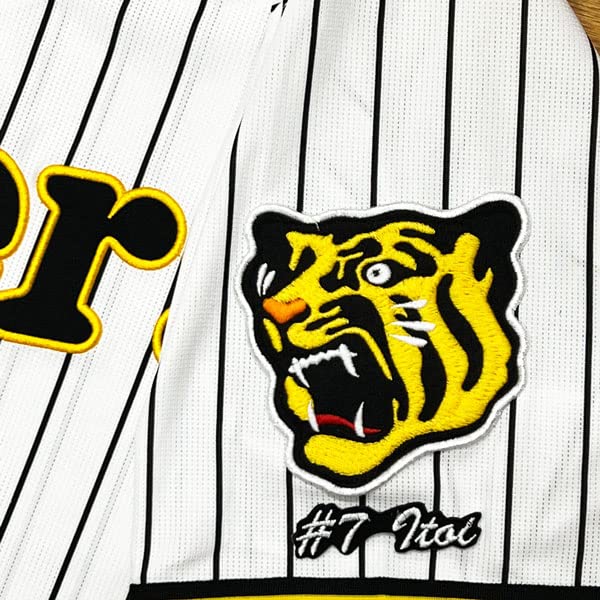 阪神タイガース 糸井嘉男 プロ野球 グッズ ユニフォーム 刺繍 ワッペン Amazon.co.jp: 阪神 タイガース 刺繍ワッペン 糸井 嘉男 ネーム 3 応援